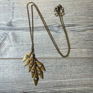 3/$18 - J. Crew Long Gold Necklace